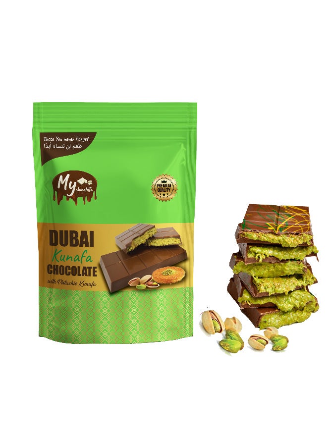 Aghadeer Dubai Chocolate Kunafa and Pistachio 100g - Image 1